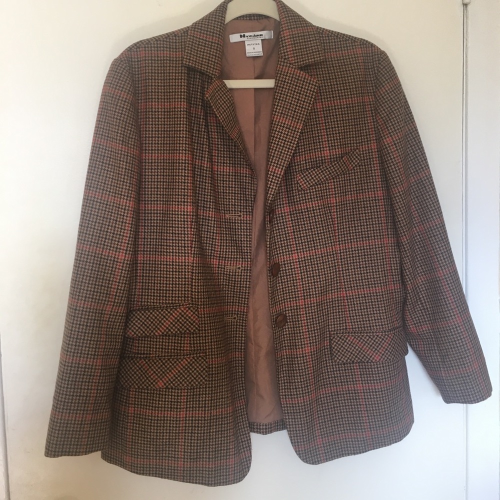 Plaid blazer